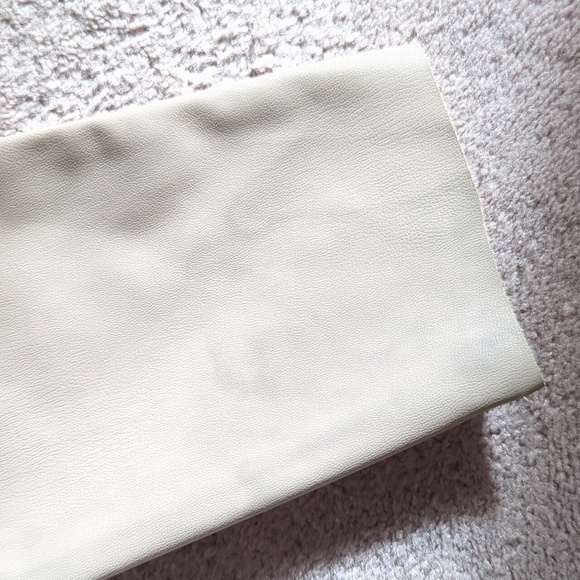 ZARA Hi-rise Faux Leather Leggings Sand - Picture 10 of 10